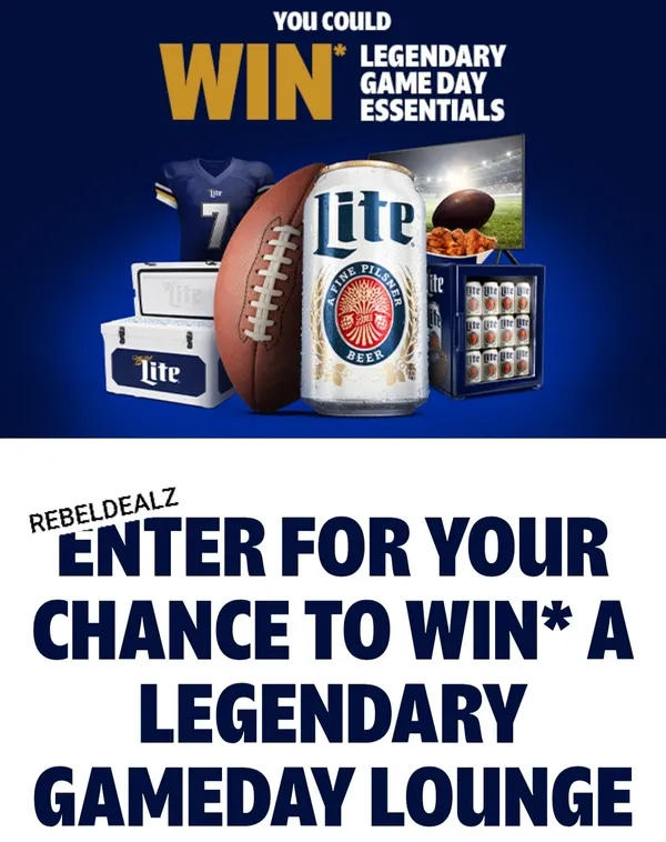 Miller Lite Legendary Gameday Essentials Sweepstakes