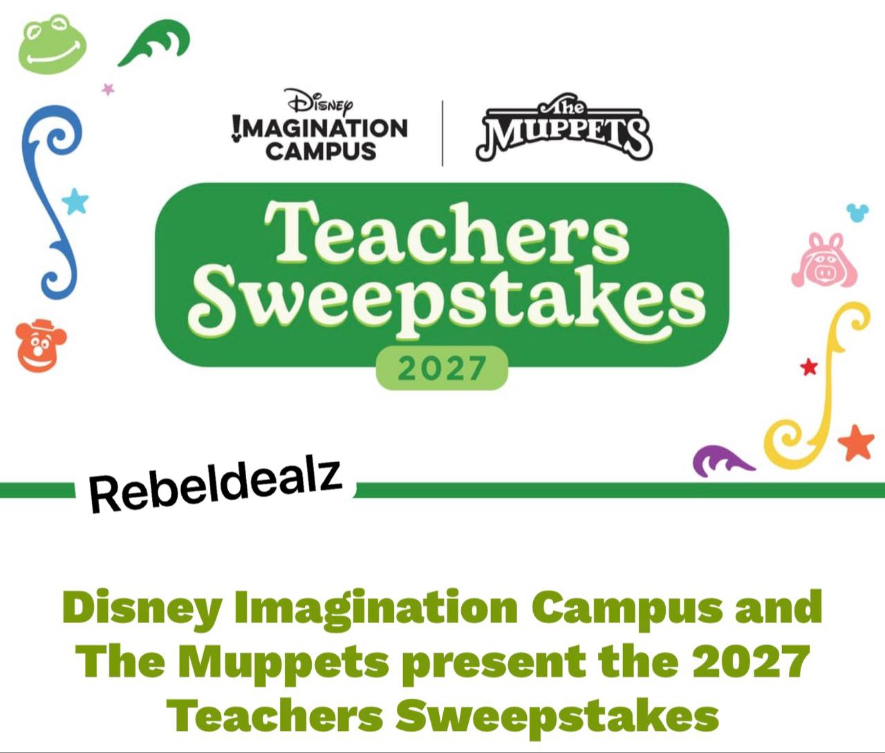 Disney Imagination Campus Teacher Sweepstakes: Win a Vacation