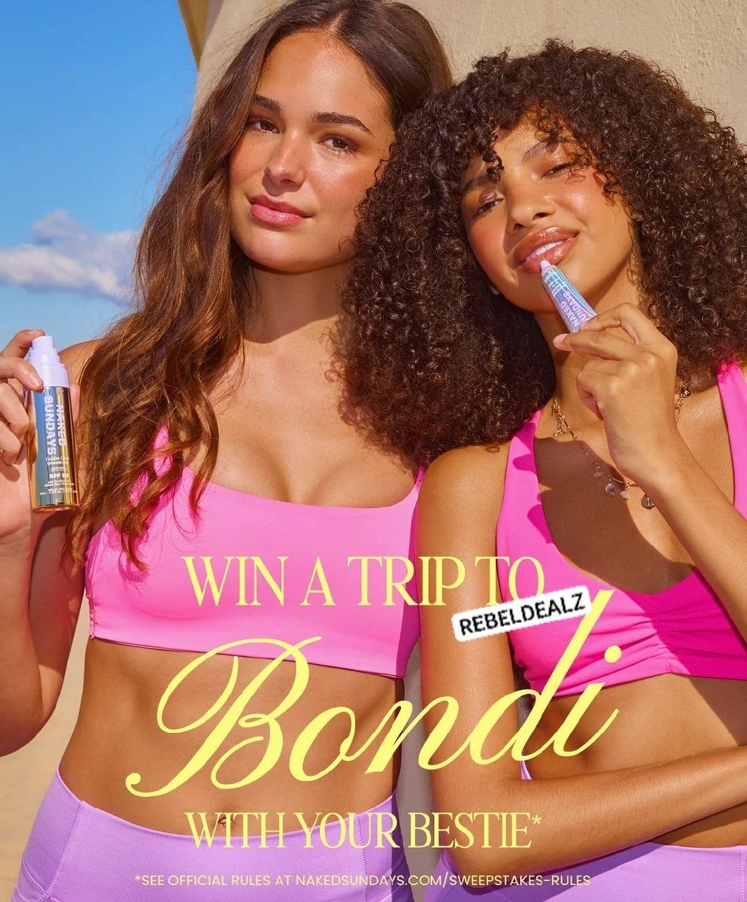 Naked Sundays Sweepstakes: Win a Bondi Trip with Your Bestie