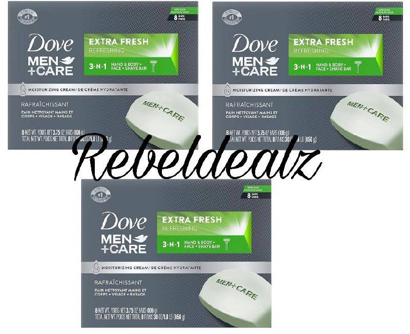 DOVE MEN + CARE 3 in 1 Bar Cleanser Deal