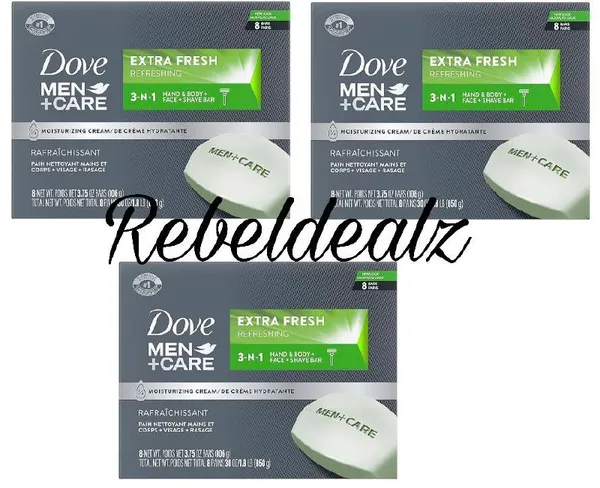 DOVE MEN + CARE 3 in 1 Bar Cleanser Deal