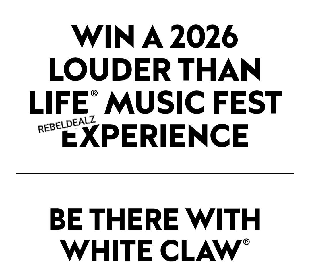 White Claw Hard Seltzer 'Louder Than Life' Sweepstakes