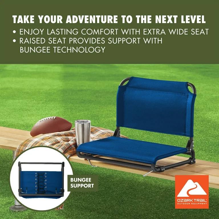 Ozark Trail Stadium Seat Blue for $12.50