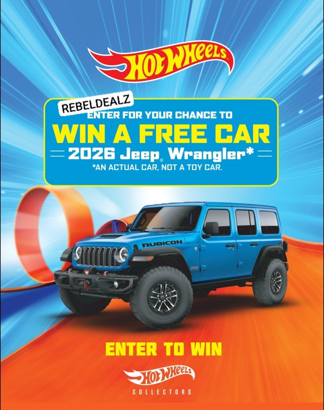 Hot Wheels Jeep Wrangler Sweepstakes