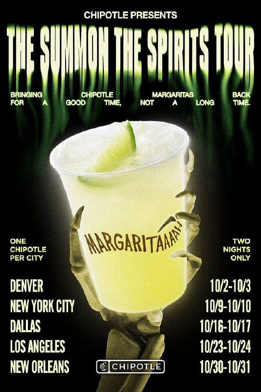Chipotle Is Bringing Back $6 Margaritas Before Boorito 2026