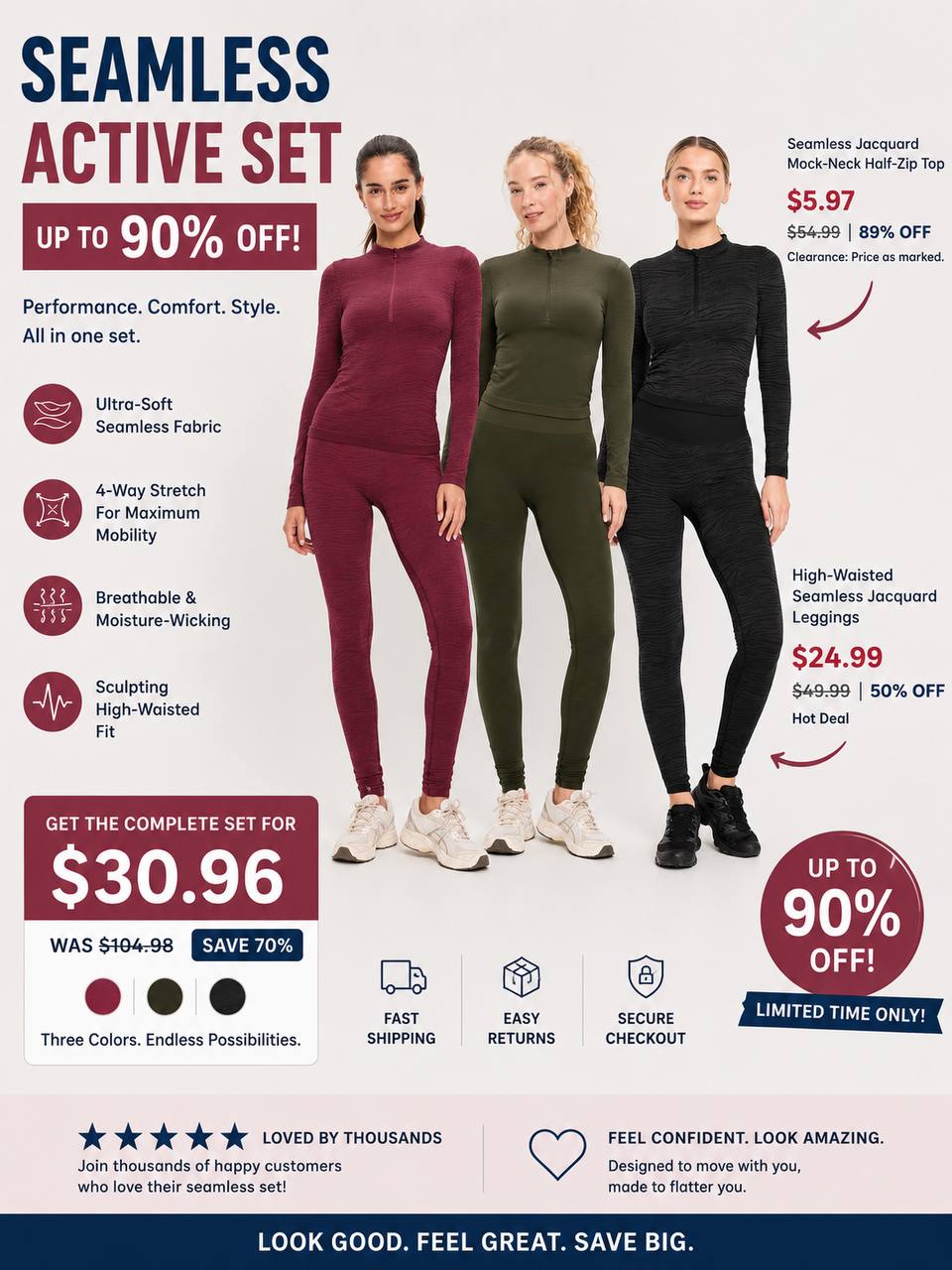 Up to 90% Off Women's Jacquard
