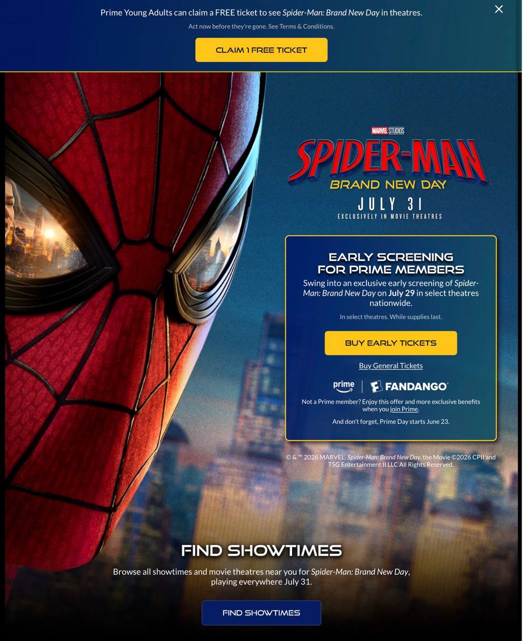 Exclusive Deals for Prime Members and Students
