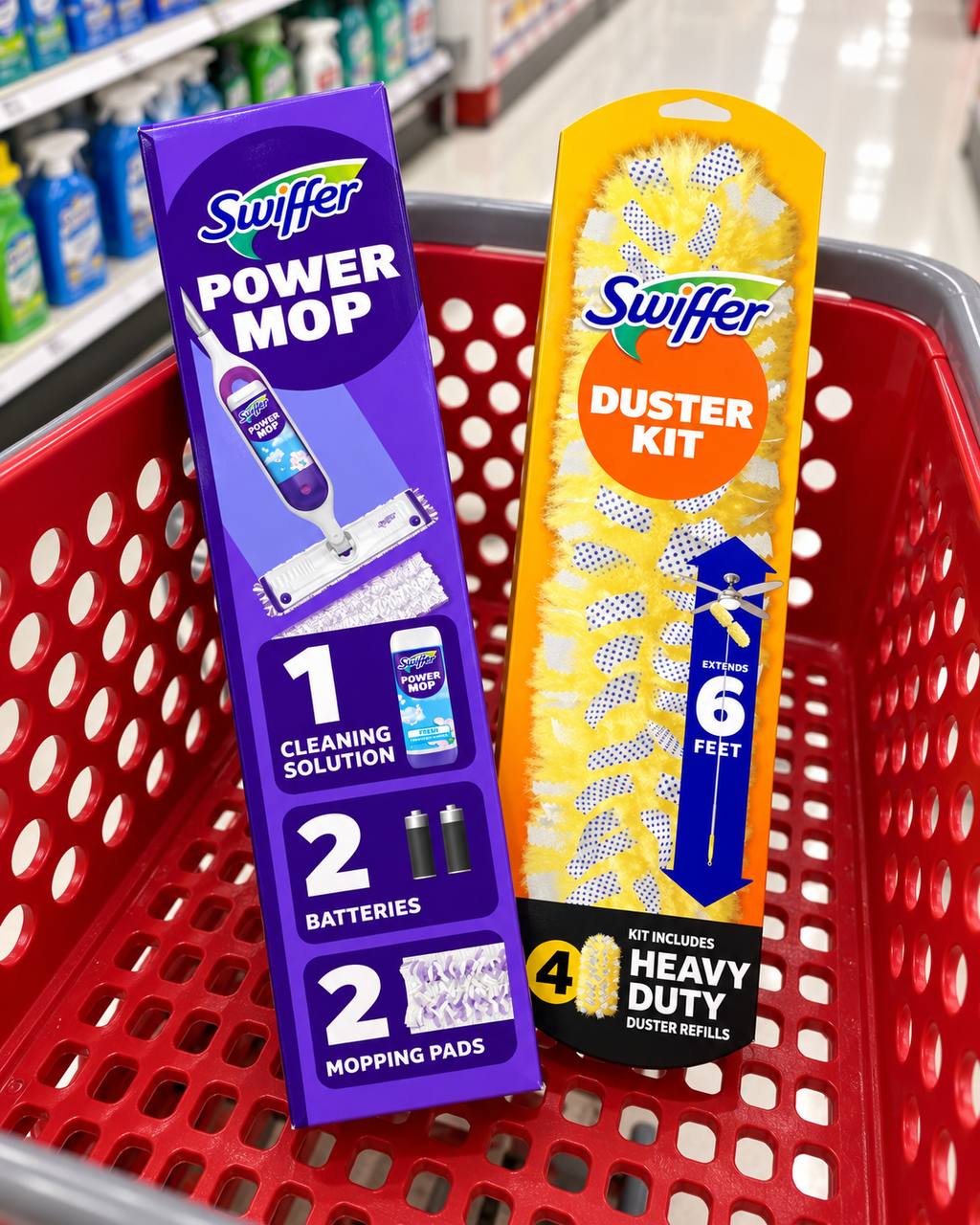 Target Swiffer Deal: PowerMop + Duster Kit for $16.xx After Gift Card