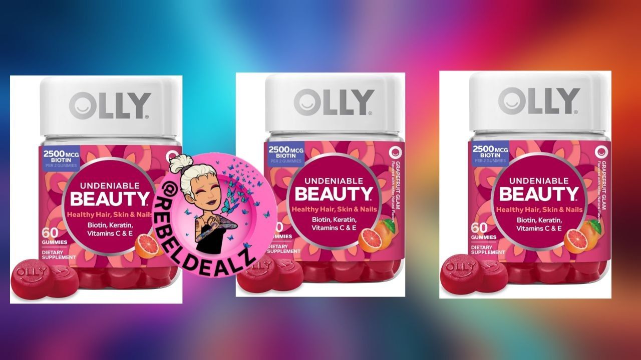 Olly Gummy Undeniable Beauty Grapefruit Glam Sale