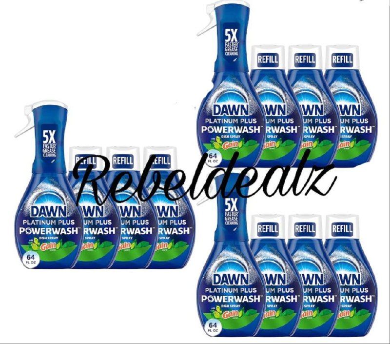 Dawn Powerwash Gain Original Dish Spray, Liquid Dish Soap, Dish Soap Refill Deal