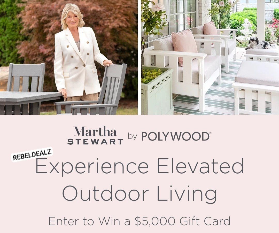 POLYWOOD x Martha Stewart Outdoor Living Sweepstakes