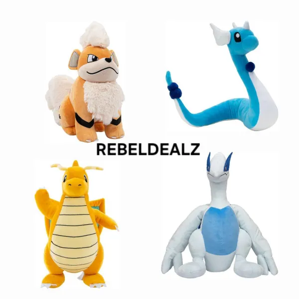 Pokemon 12" Large Lugia Plush - Officially Licensed - Diamond & Pearl Legendary Figure