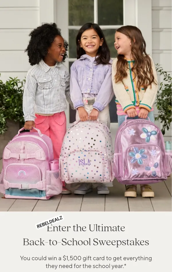 Pottery Barn Kids Ultimate Back to School Sweepstakes