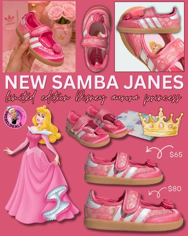 Limited-Edition adidas Samba Jane Disney Princess Aura Shoes