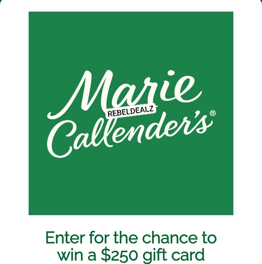 Marie Callender's Giveaway: Win a $250 Gift Card