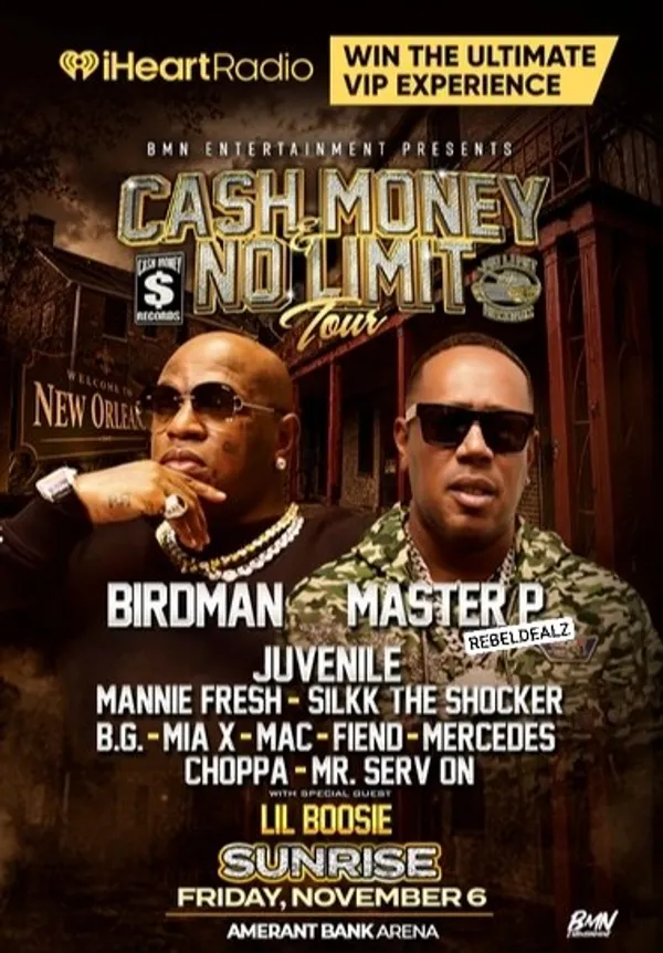 iHeartRadio Cash Money & No Limit VIP Experience Sweepstakes