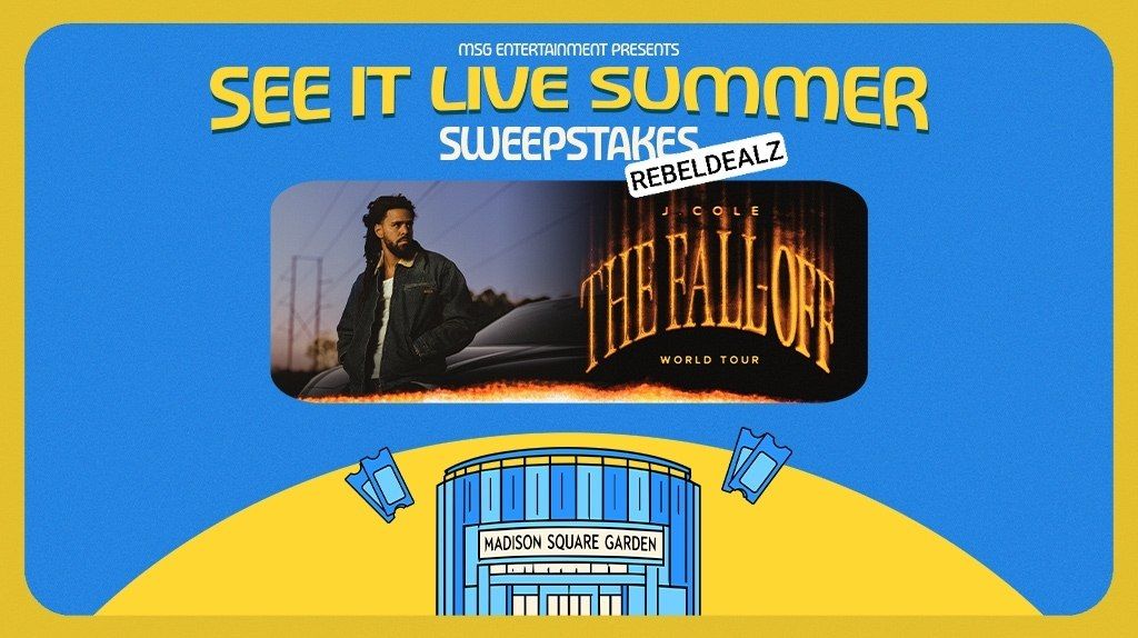 MSG 'See It Live Summer, J. Cole' Sweepstakes