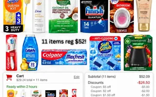 $52 in Target Essentials for Just $25.59 + Tax