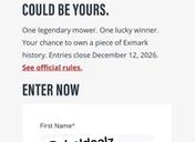 Exmark Built to Be an American Legend Giveaway