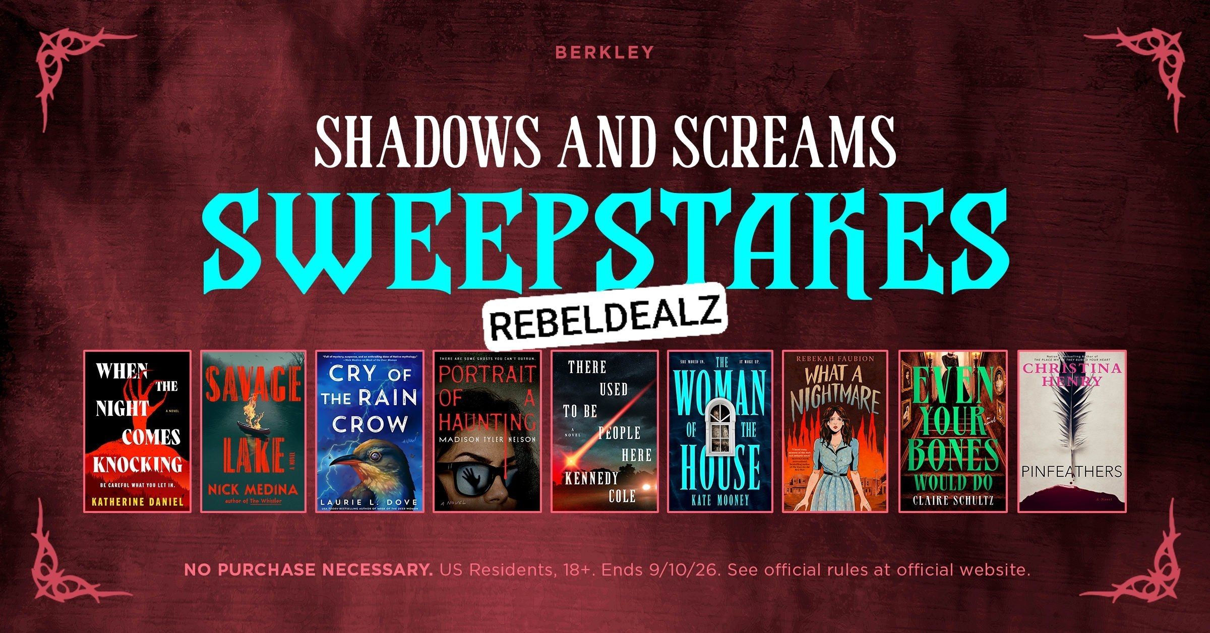 Penguin Random House Shadows and Screams Sweepstakes