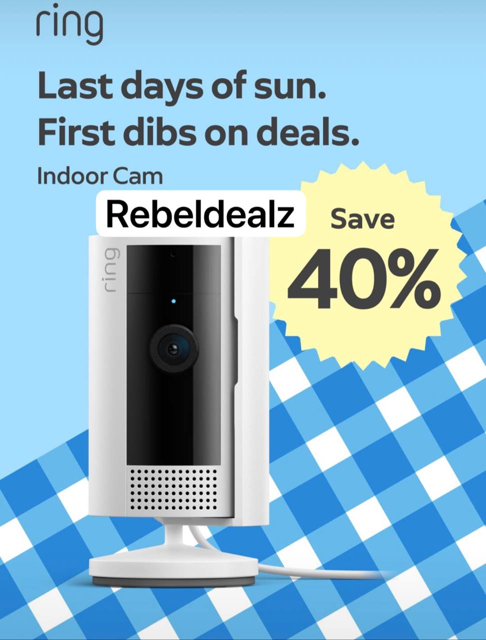 Ring Indoor Cam (Newest Model) Down to $29.99 at Amazon