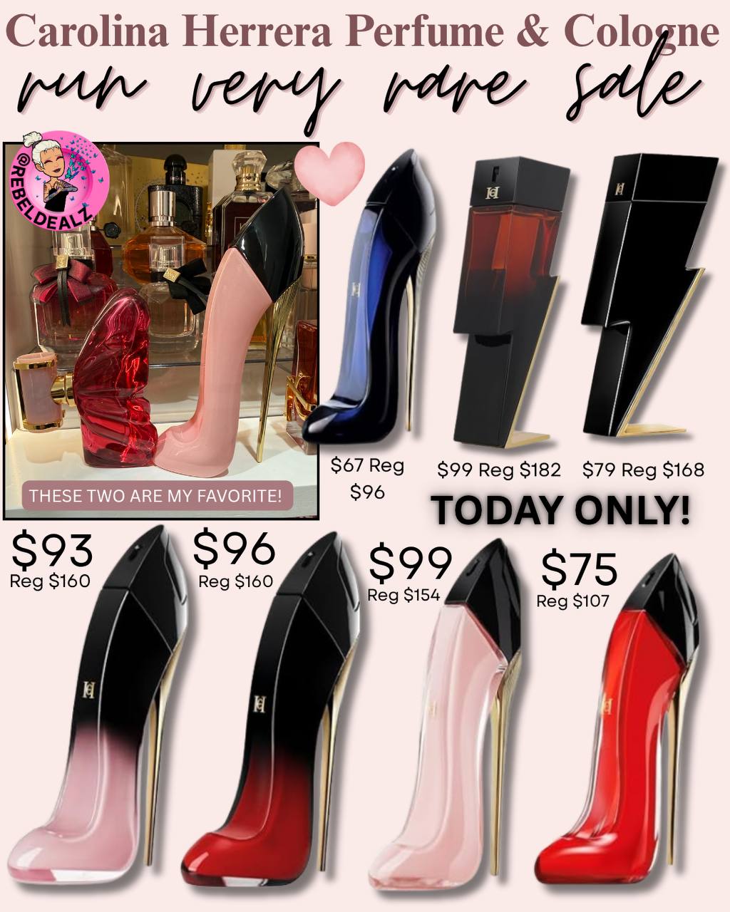 Rare Carolina Herrera Fragrance Sale - Select Scents Marked Down