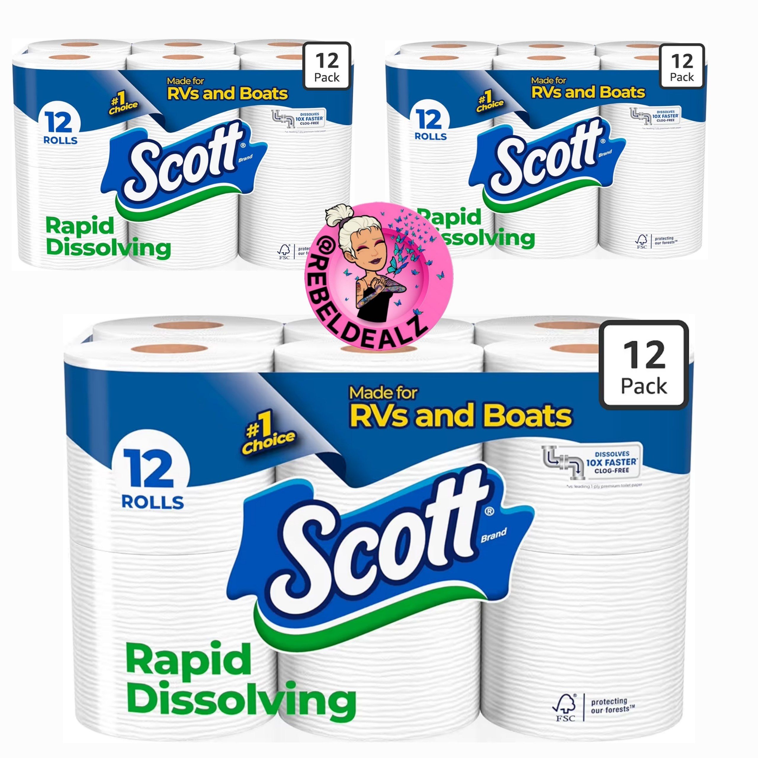Scott Rapid-Dissolving Toilet Paper Deal - Save Big!