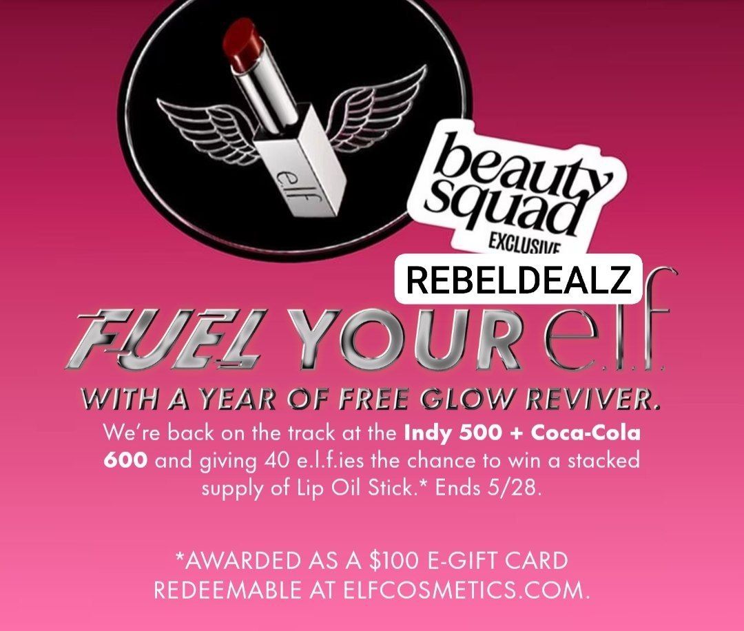 e.l.f. x Glow Reviver Oil Stick Sweepstakes - Win Big!