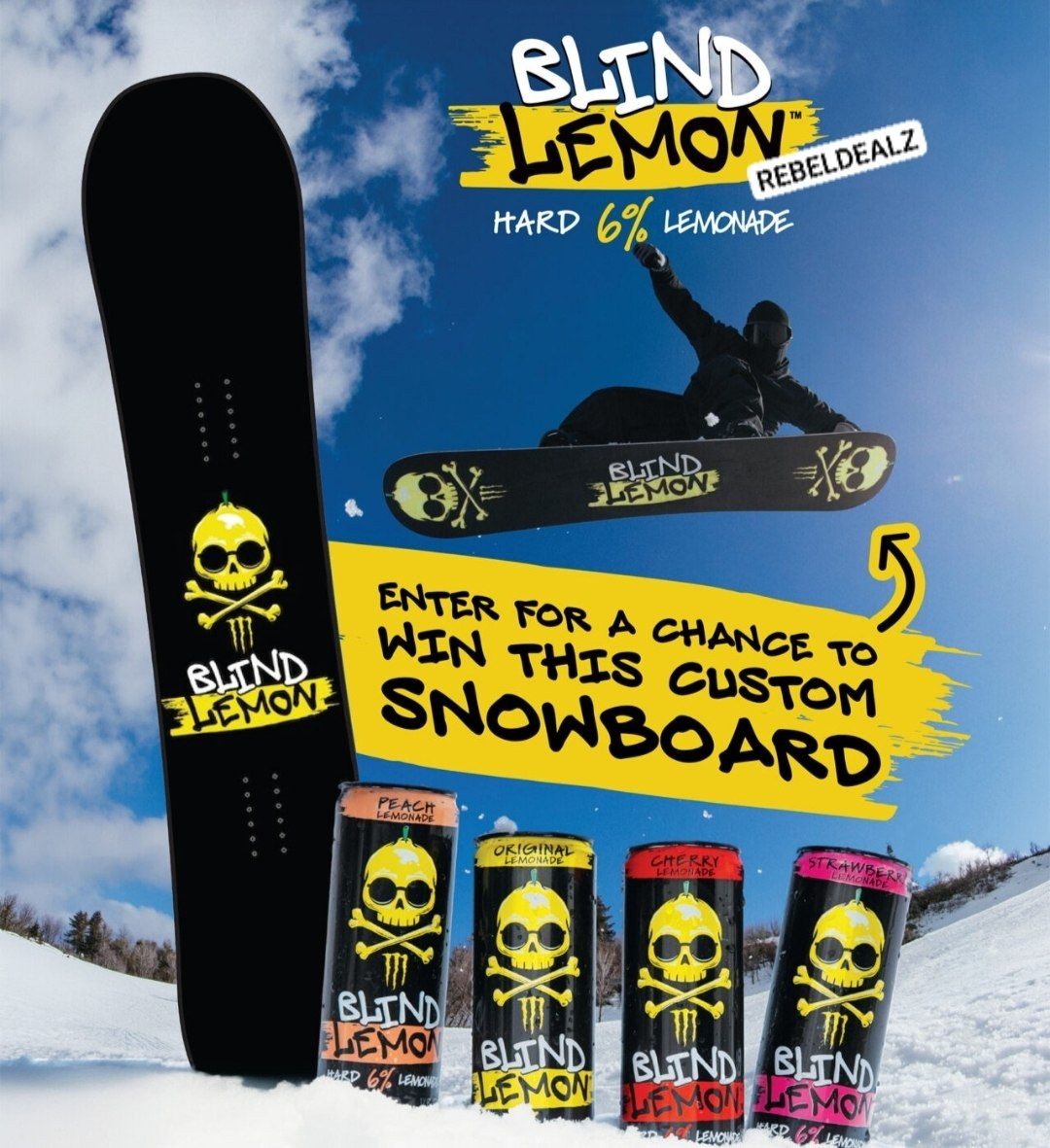 Blind Lemon Custom Snowboard Sweepstakes