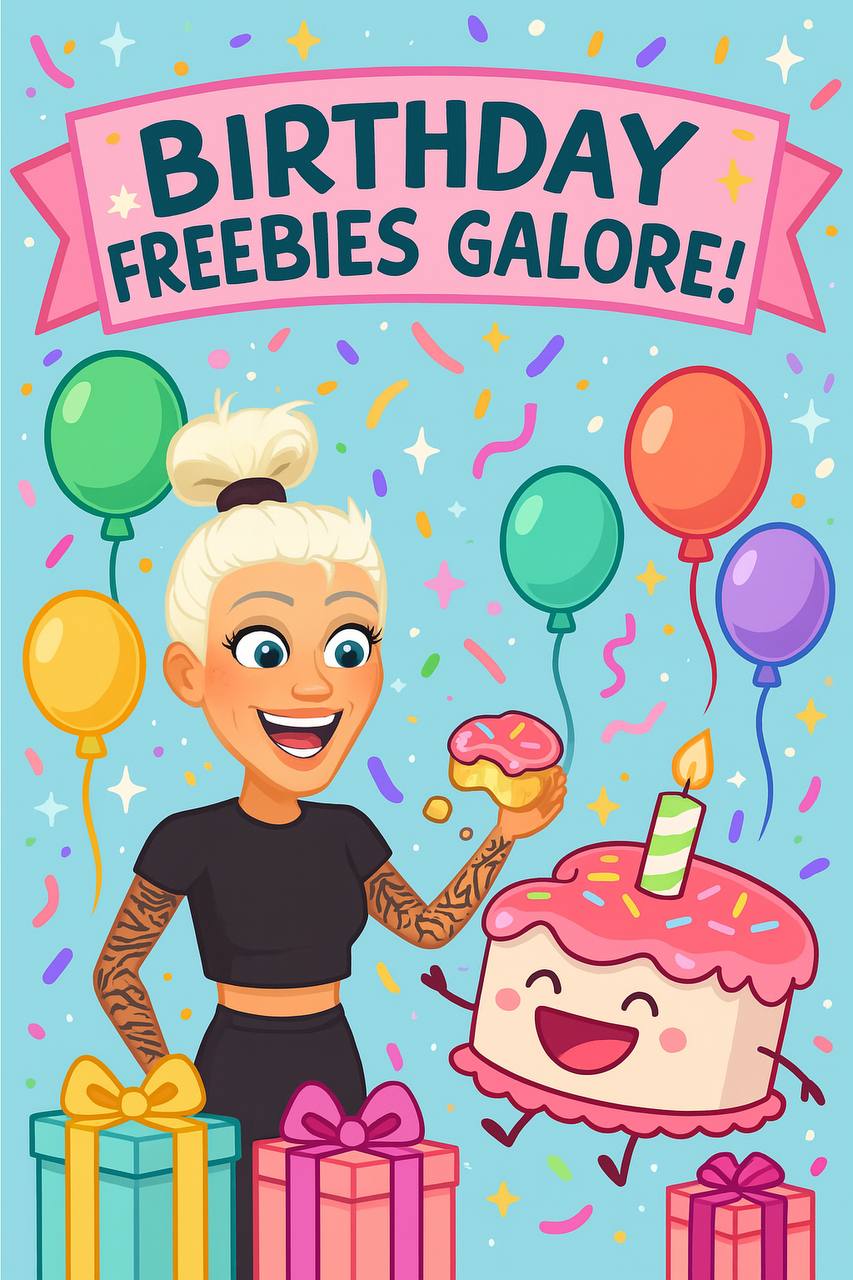 Over 200 Birthday Freebies You Don't Want to Miss