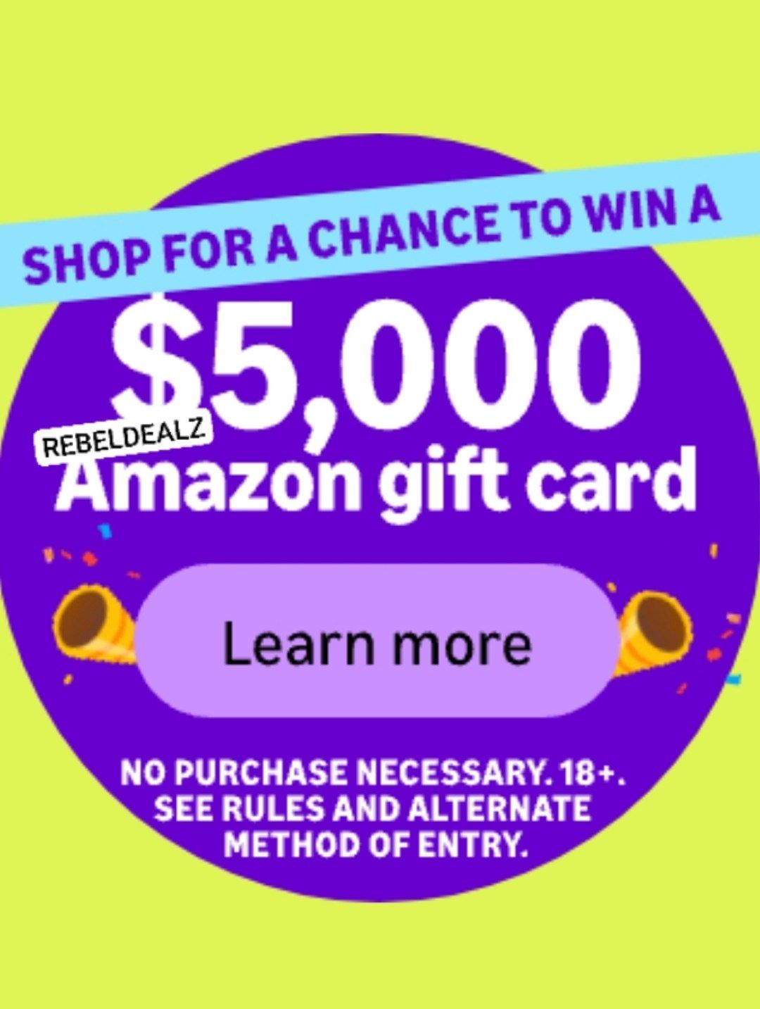 Win a $5,000 Amazon Gift Card