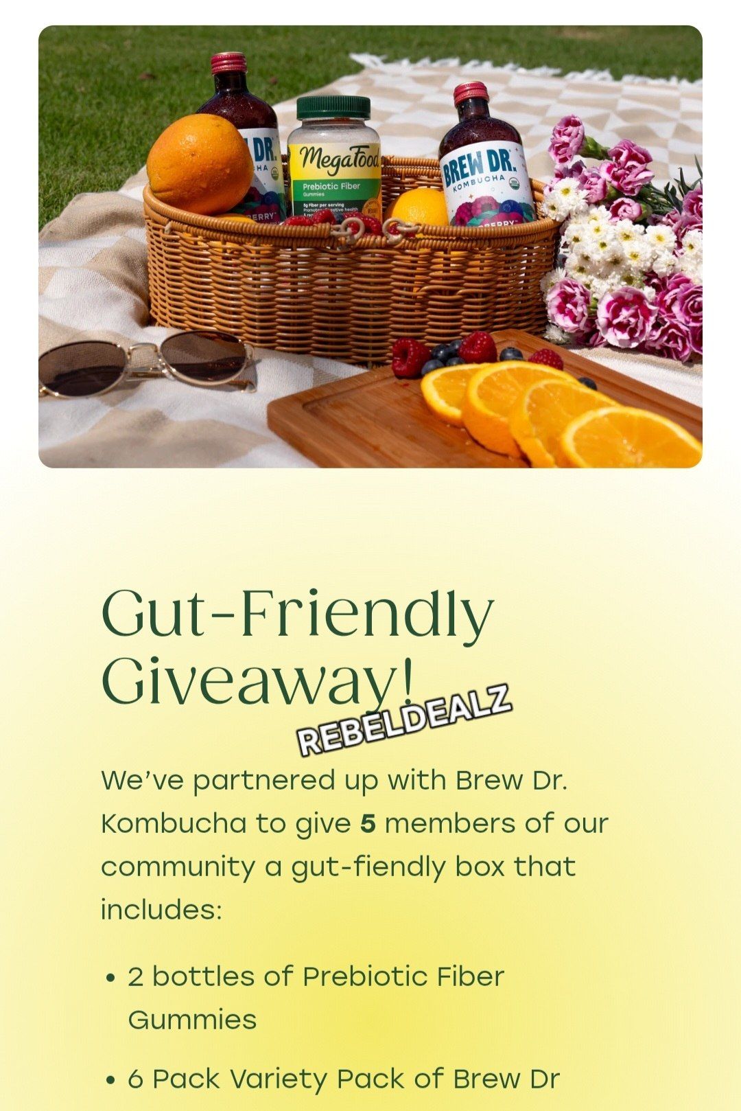 MegaFood Gut Health Sweepstakes: 5 Winners
