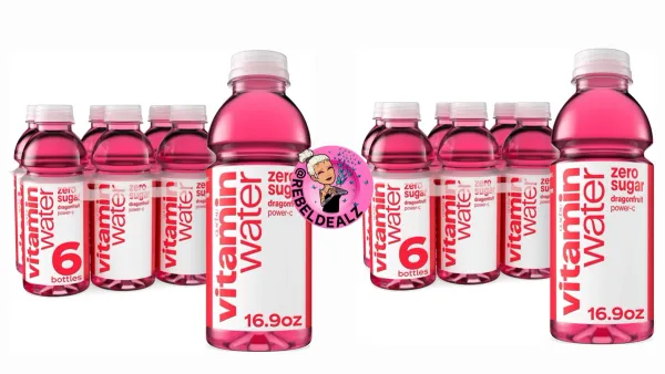 vitaminwater Power-C Zero Sugar Dragonfruit 6-Pack, 2 for $10