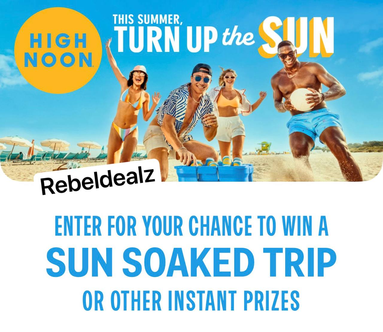 High Noon Summer Travel Instant Win & Sweepstakes