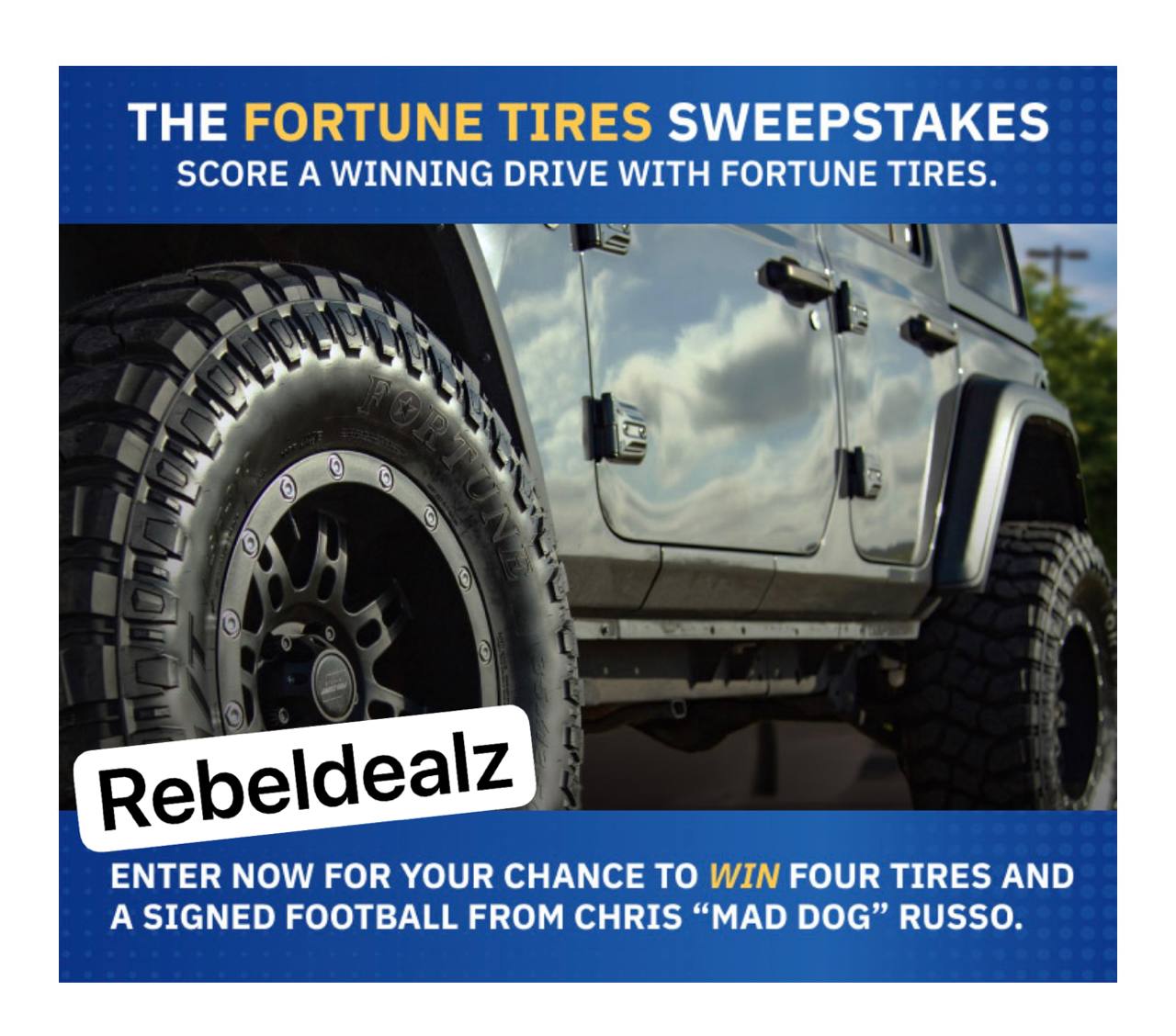 Fortune Tires Sweepstakes: 22 Winners Get a Set of Tires