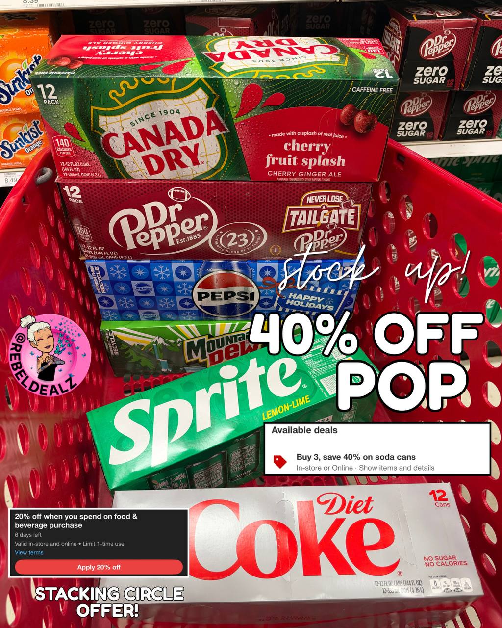 Target Soda Deal: Buy 3, Save 40%