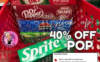 Target Soda Deal: Buy 3, Save 40%
