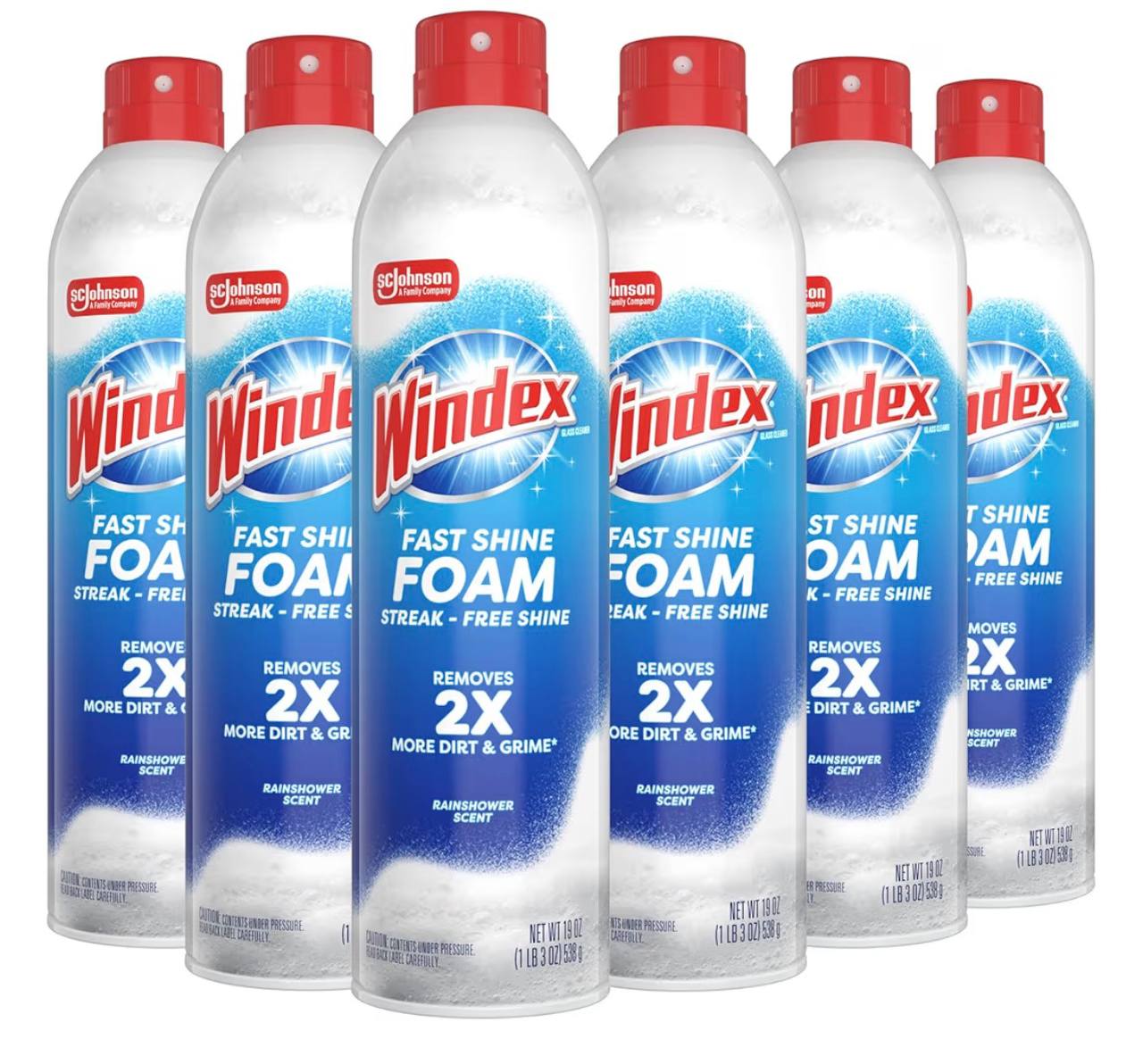 Windex Fast Shine Foam Glass Cleaner Deals