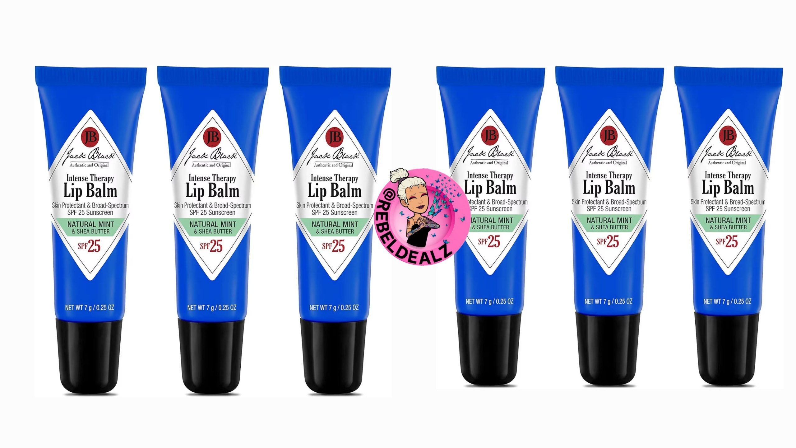Jack Black Intense Therapy Lip Balm SPF 25 Sun Protection