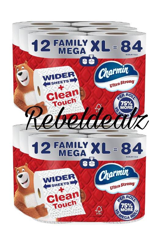 Charmin Ultra Strong 12 Mega XL Rolls Down to $26.xx