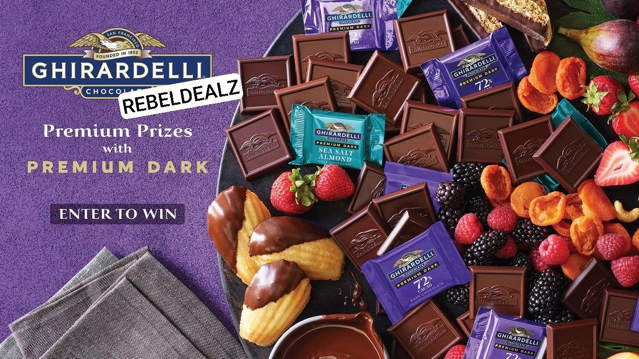 Ghirardelli Premium Dark Chocolate Sweepstakes on iHeart
