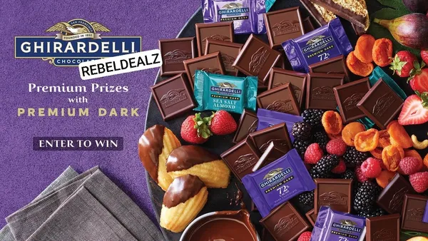 Ghirardelli Premium Dark Chocolate Sweepstakes on iHeart