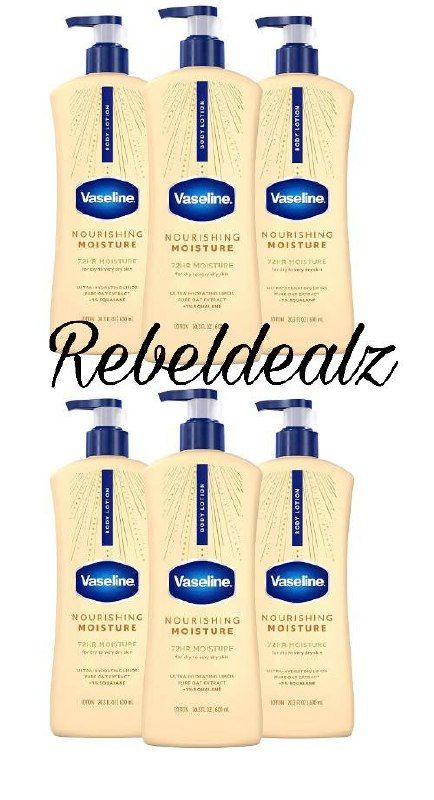 Vaseline Nourishing Moisture Lotion 3ct as Low as $17.xx