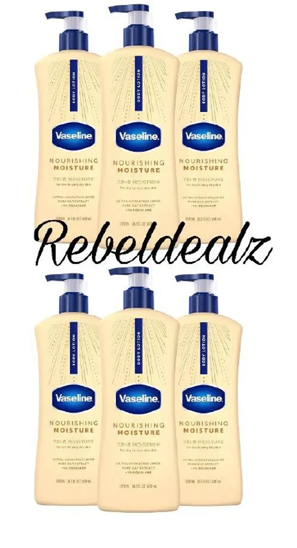 Vaseline Nourishing Moisture Lotion 3ct as Low as $17.xx