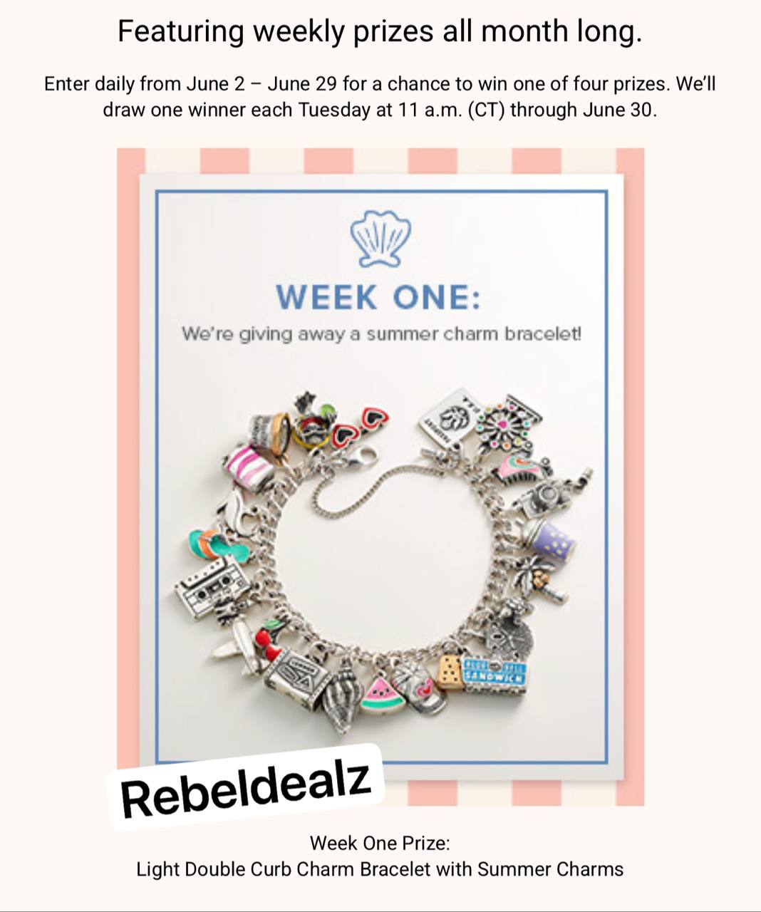 James Avery Summer Giveaway: Win a Charm Bracelet