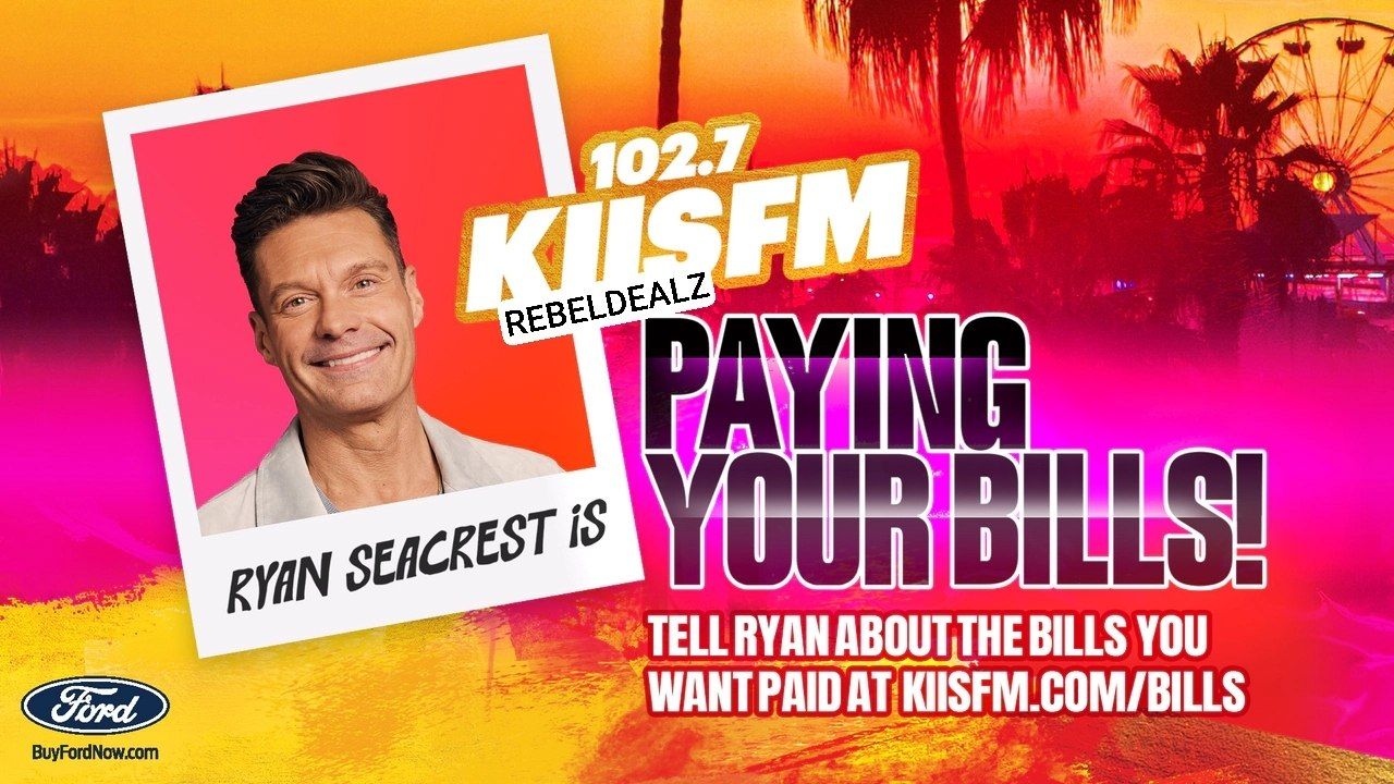 Win $1000 from Ryan Seacrest to Pay Your Bills on KIIS FM