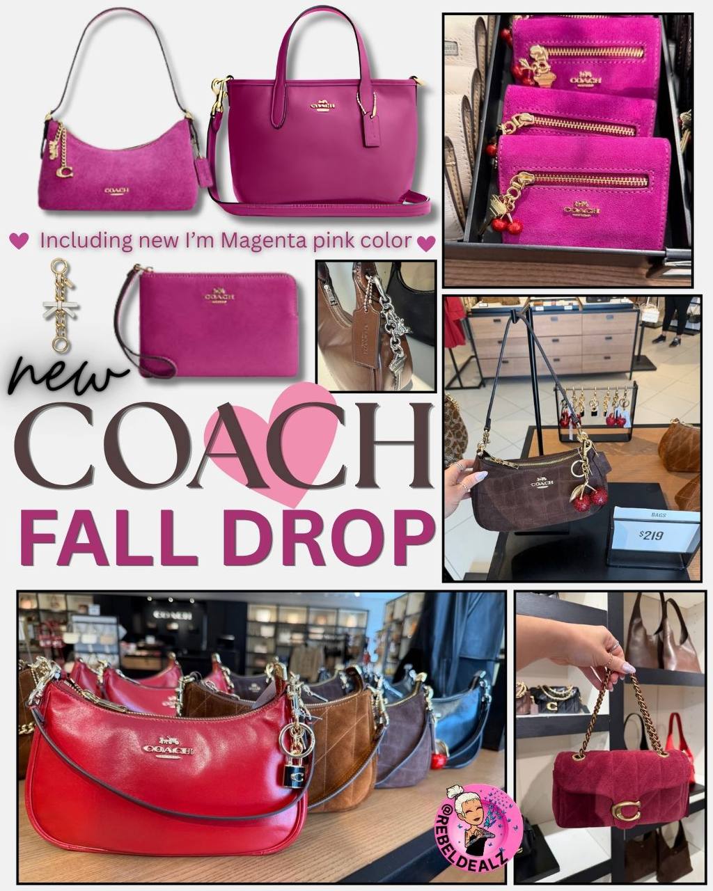Huge New Coach Drop at Retail and Outlet