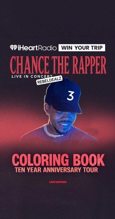 Win a Trip to See Chance The Rapper with iHeartRadio Sweepstakes