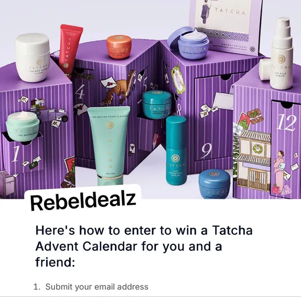 Tatcha Advent Calendar Giveaway: Win One for You and a Friend
