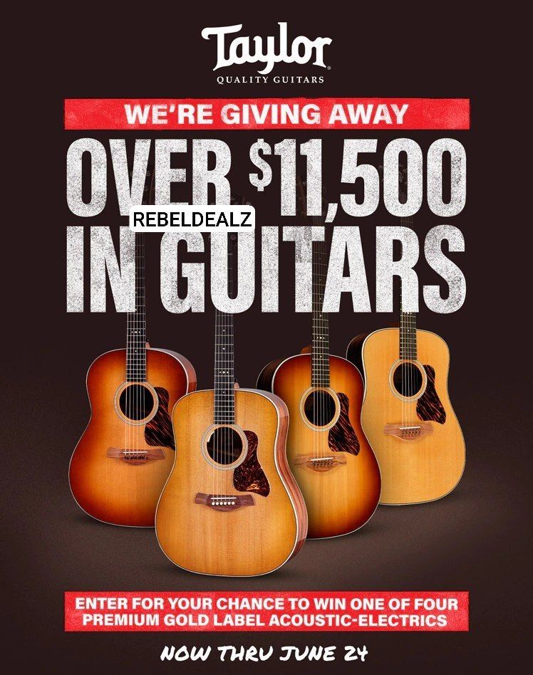 Guitar Center Acoustic Guitar Month Sweepstakes